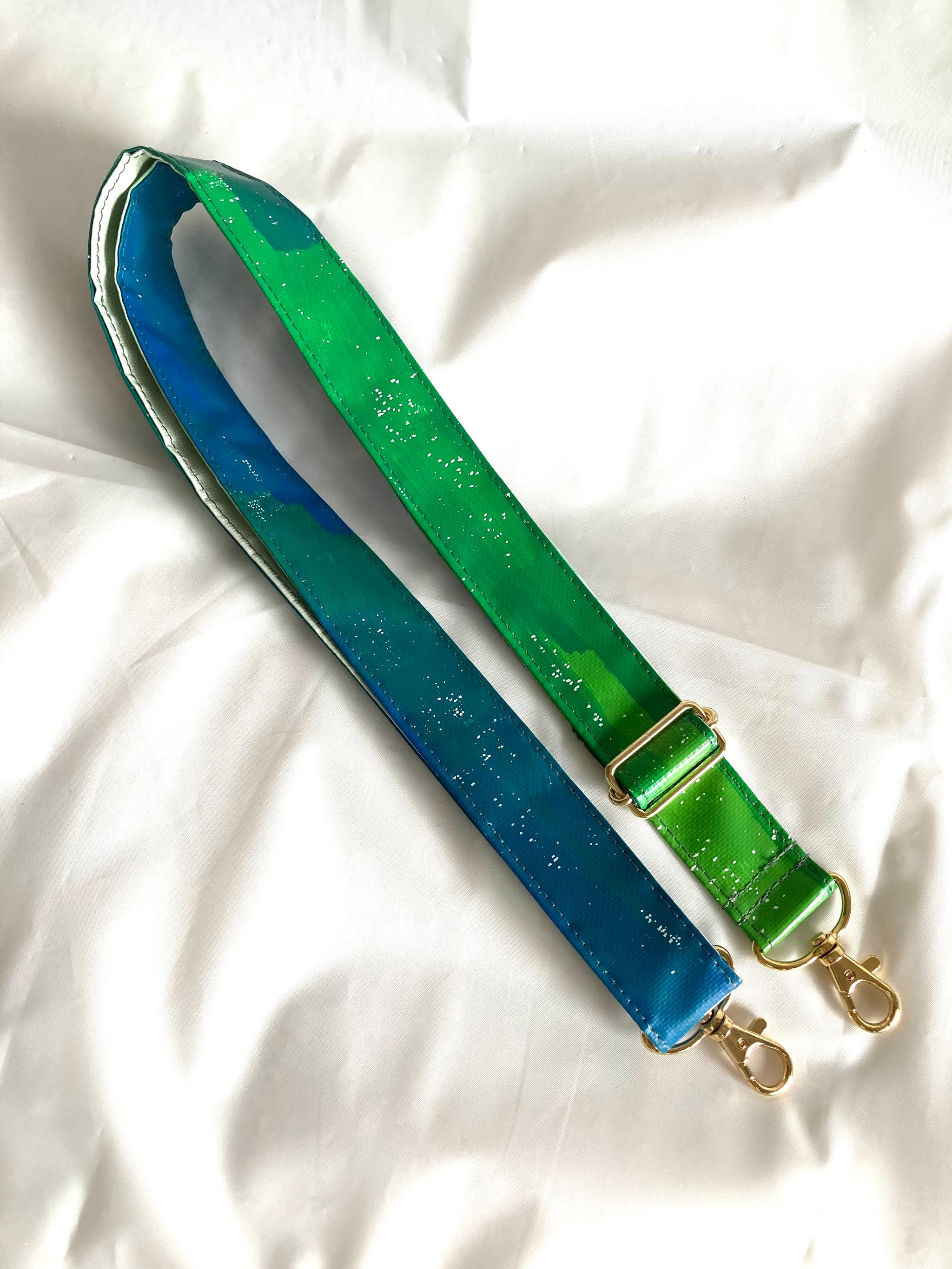 【ペイント　ショルダーストラップ　SS5014】斜めがけ/バッグストラップ/防水/2way/アート/1点物