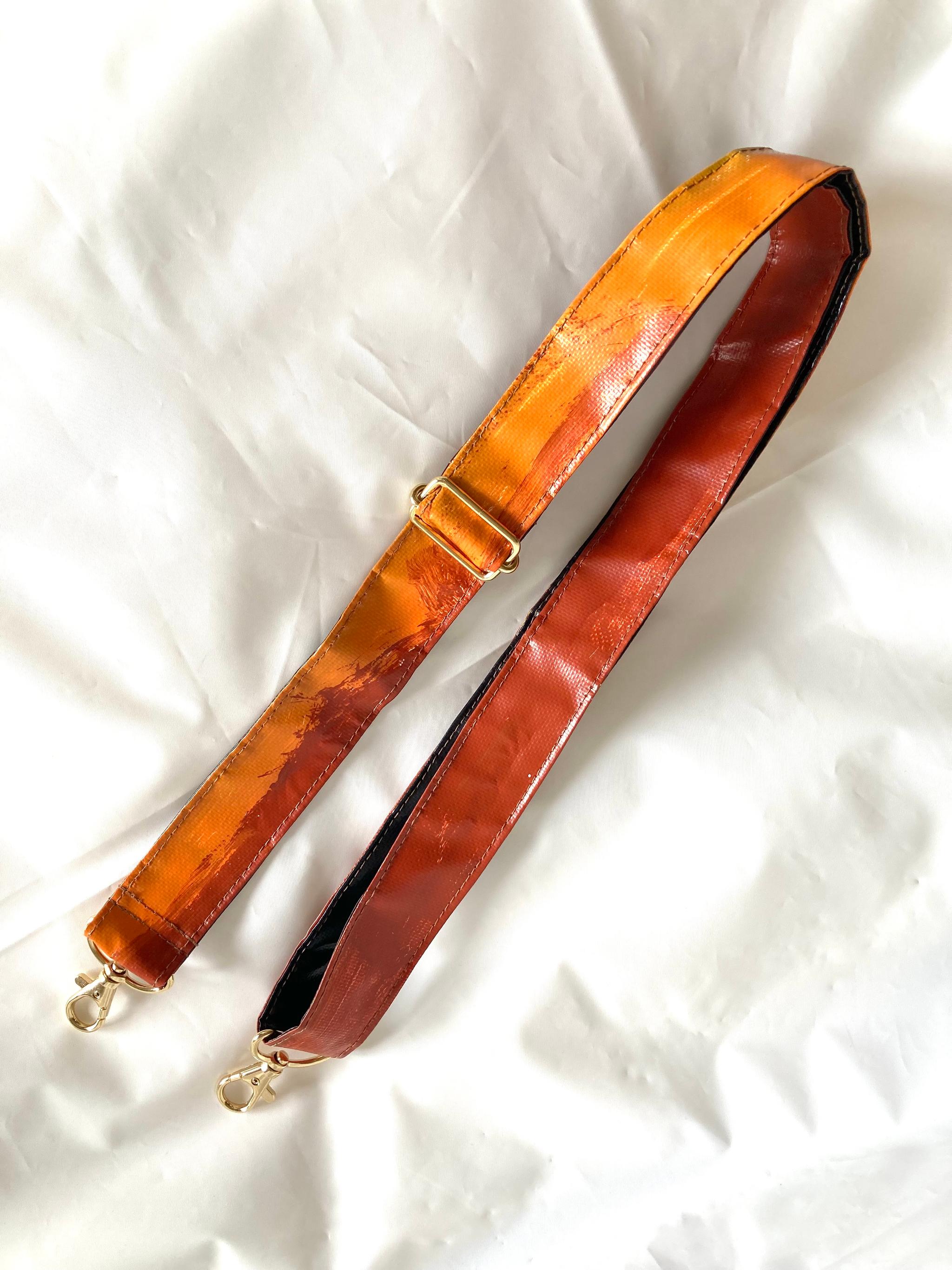 【ペイント　ショルダーストラップ　SS5023】斜めがけ/バッグストラップ/防水/2way/アート/1点物