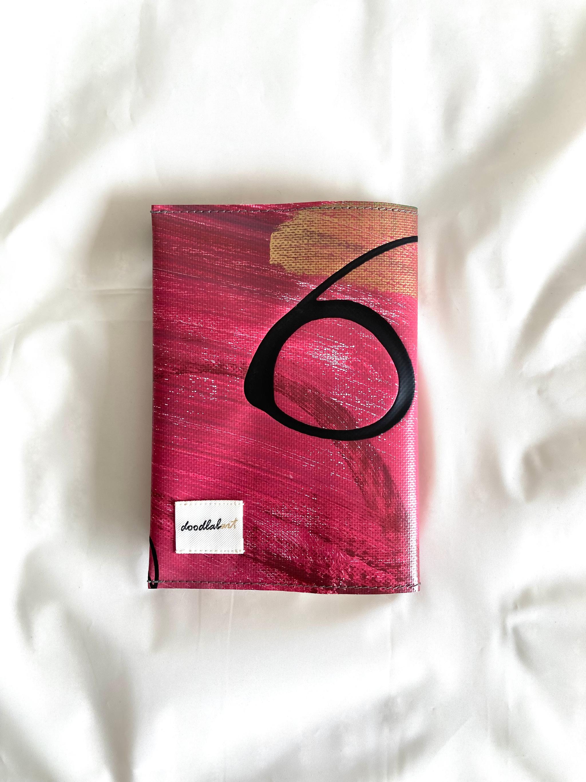 【ペイント ブックカバー BC1020】文庫本/防水/アート/1点物1枚目の画像