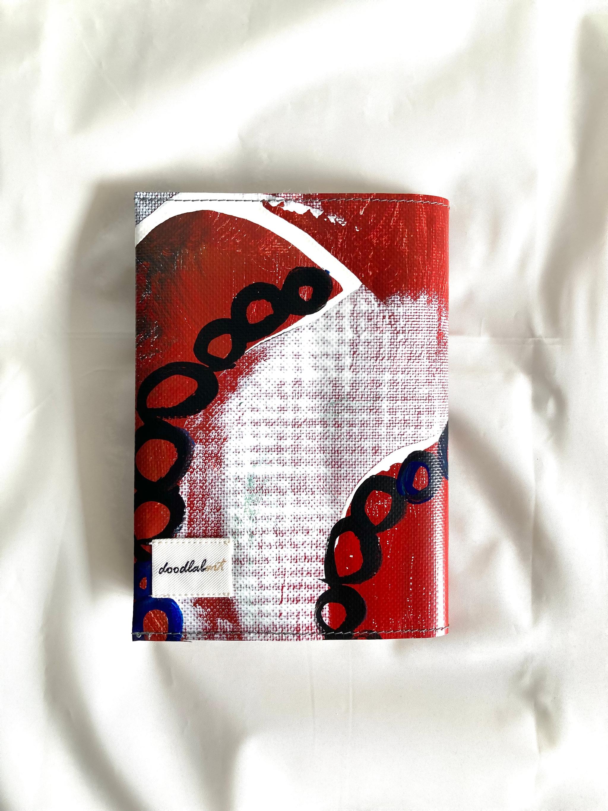 【ペイント ブックカバー BC1013】文庫本/防水/アート/1点物1枚目の画像