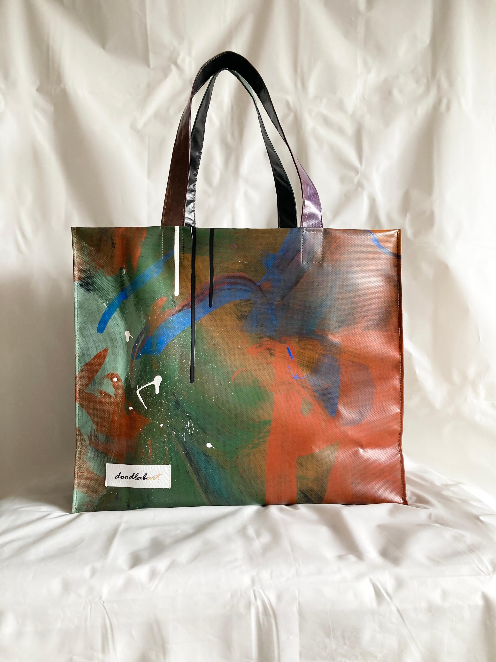 【ペイントトート 肩掛けタイプ XLサイズ STXL8007】1枚目の画像