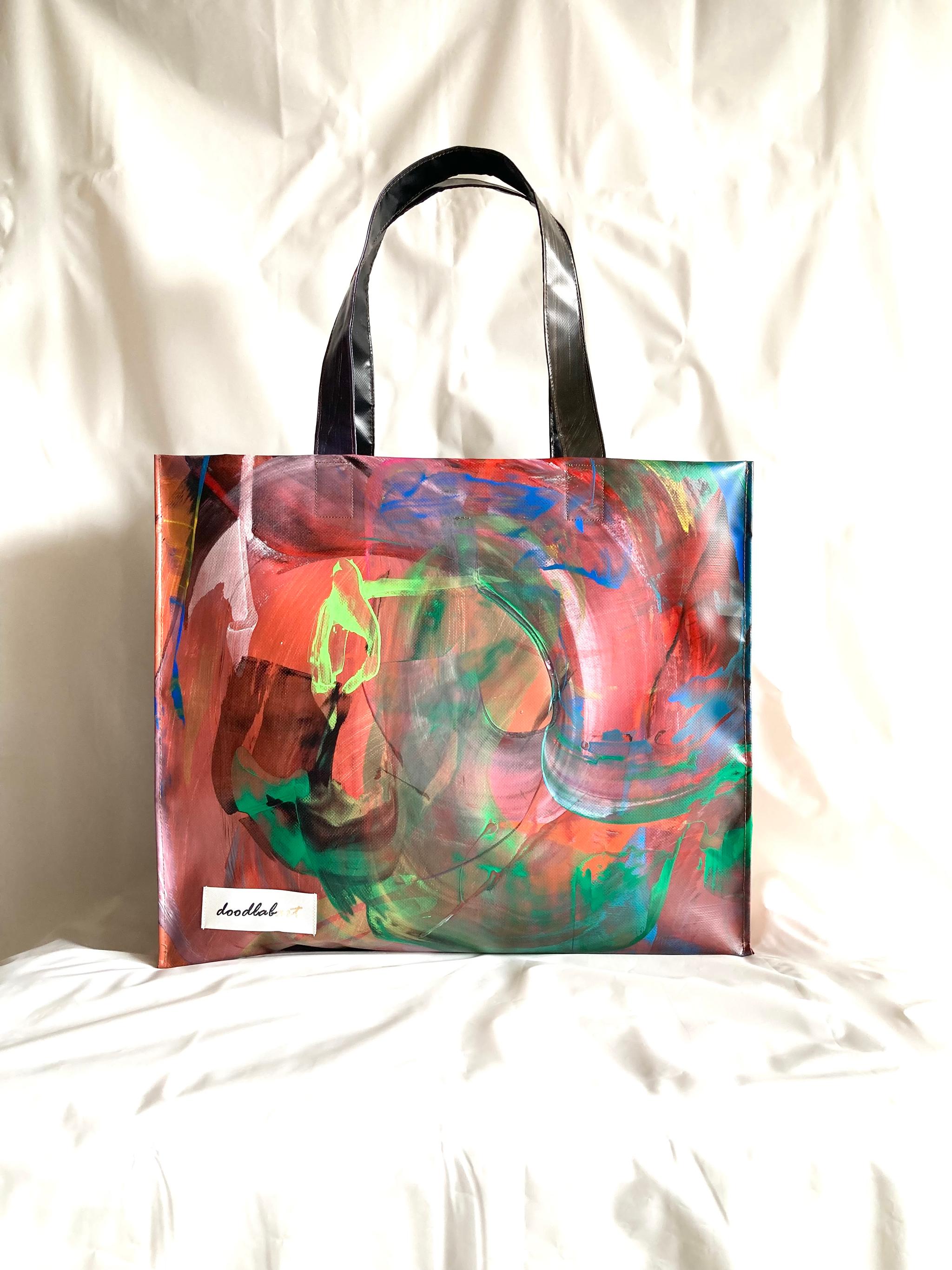 【ペイントトート 肩掛けタイプ XLサイズ STXL8008】1枚目の画像